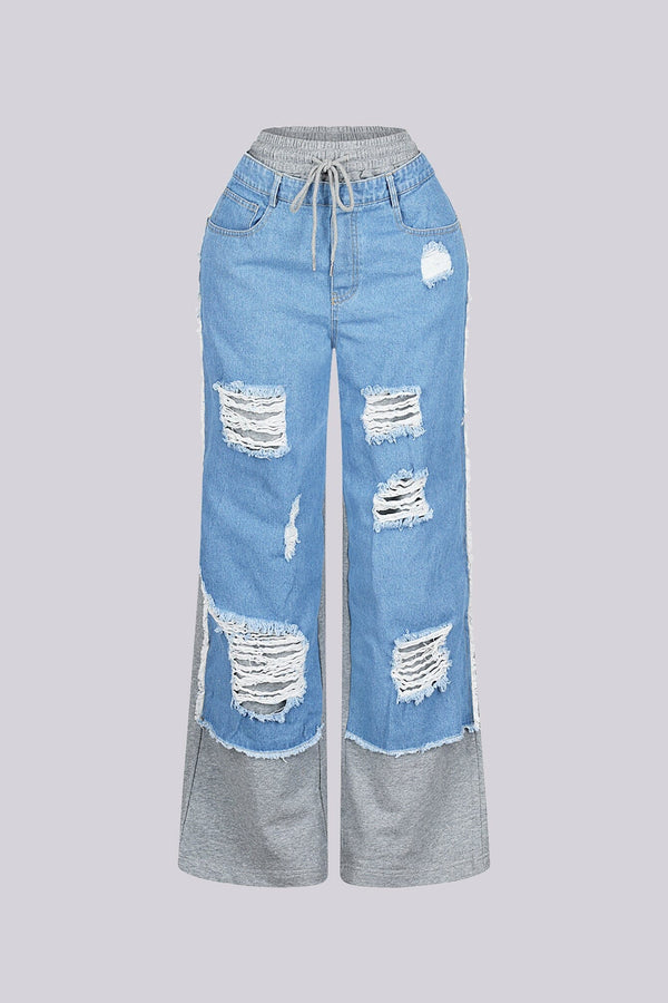 Glide Denim Fleece Pants